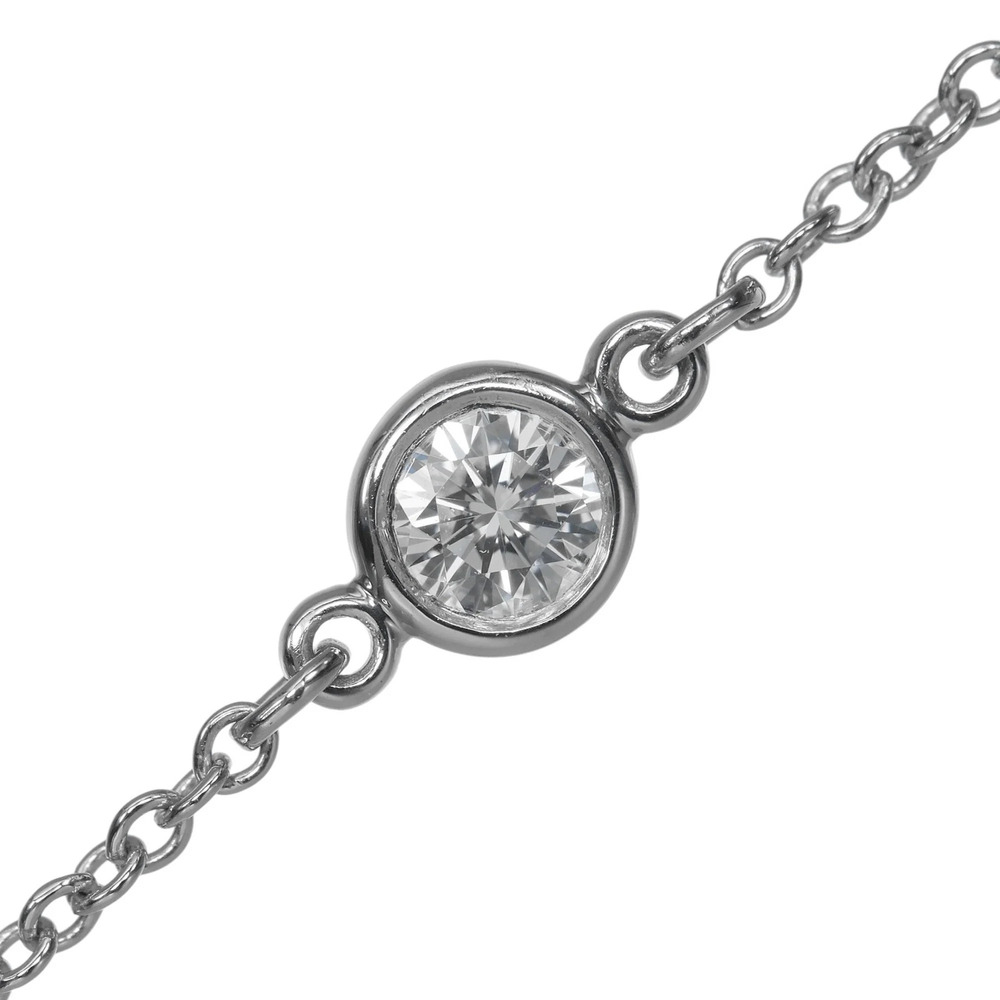 TIFFANY Silver Diamond Charm Bracelet - Picture 3 of 7
